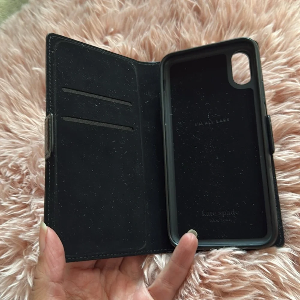 Kate Spade Iphone Xs Max Magnetic Wrap Folio Case! NWOT
